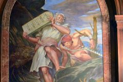 21-4 Moses with the Tablets of Law Mural In McGraw Rotunda New York City Public Library Main Branch.jpg